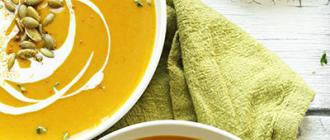Суп из тыквы — быстро и вкусно
